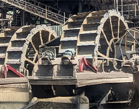 泥沙分離機/洗砂機（俗稱水車）設備照片